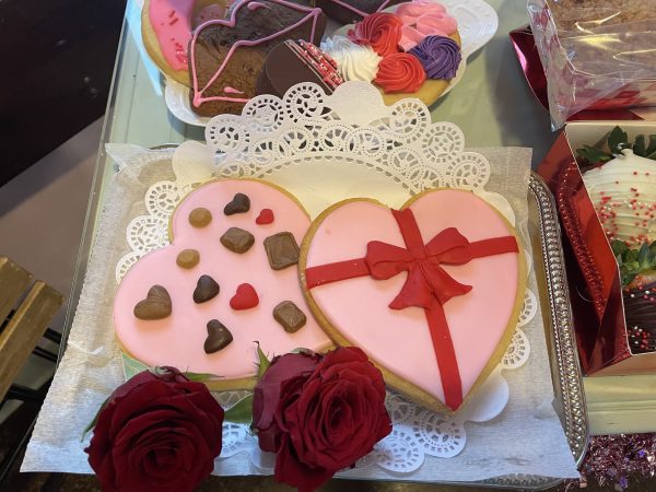 Box of Chocolate Iced Cookies
